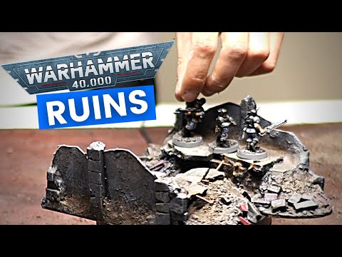 The ESSENTIAL guide to build WH40k Ruins (scatter terrain)