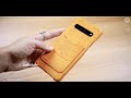 How to make a leather phone case | Leather working