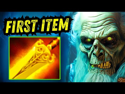 Insane DPS Burn Necrophos First Item Radiance Build 30Kills Dota2