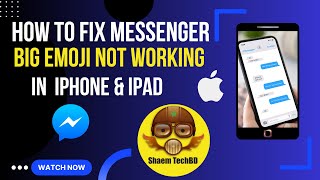 How to Fix Messenger Big Emoji Not Working ios ( After New Updates 2023 )