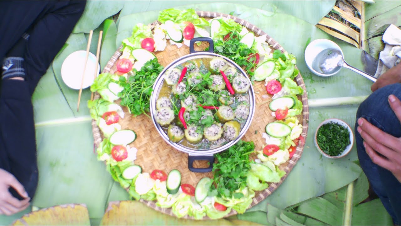 Cách Làm Thịt Nhồi Mướp đắng