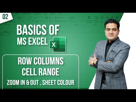 What is Rows and Columns in MS Excel Basics of Microsoft Excel for Beginners msexcelcourse