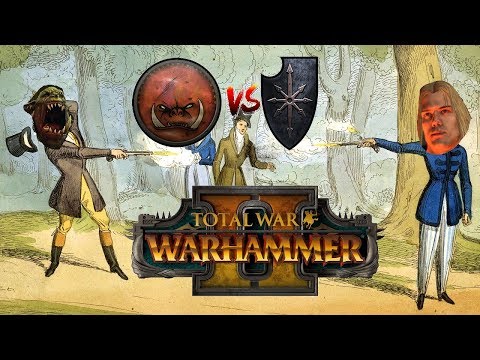 THE MOST EPIC DUEL EVER...MAYBE...KINDA | Greenskins vs Chaos - Total War Warhammer 2