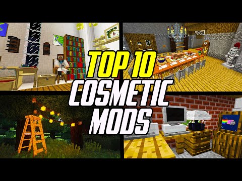 Top 10 Minecraft Cosmetic Mods (Furniture, Animations & Building Blocks)