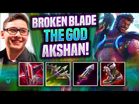 BROKEN BLADE IS A GOD WITH AKSHAN! - G2 Broken Blade Plays Akshan TOP vs Yasuo! | Preseason 2022