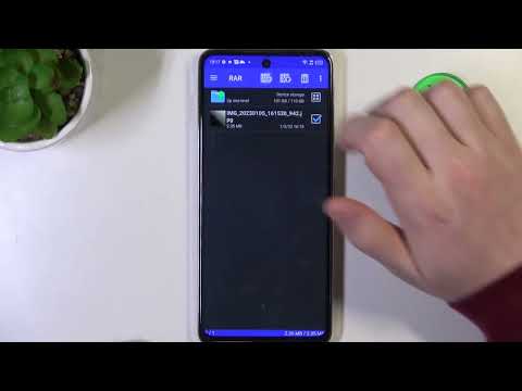 Tecno Camon 18p - How To Pack Files Into Rar & Zip Archives