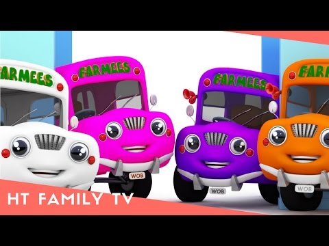 ✔ 🚌🚎 Wheels On The Bus Go Round And Round Super Simple Song🚎 HT BabyTV Video