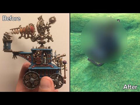 DRW - Tabletop Vlog #6 - Conversion project on a Arcane Engine (Luminark of Hysh) for my Empire army