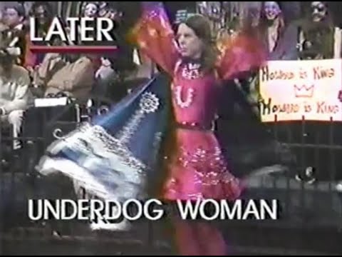 Underdog Woman's First Appearance on The Howard Stern Channel 9 Show (1991)