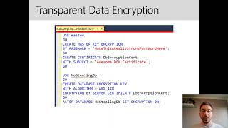 Getting To Know SQL Server Encryption Capabilities