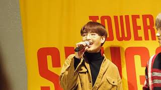 181215 渋谷タワレコ2部　100% 백퍼센트 『Stay with me』