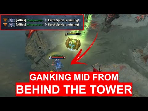 Ganking Roaming as Earth Spirit Dota 2 Replay Commentary