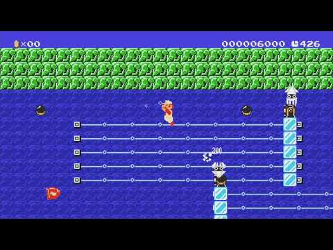 Gooper Blooper's Ice Blockade by Yosef - Super Mario Maker - No Commentary 1bq