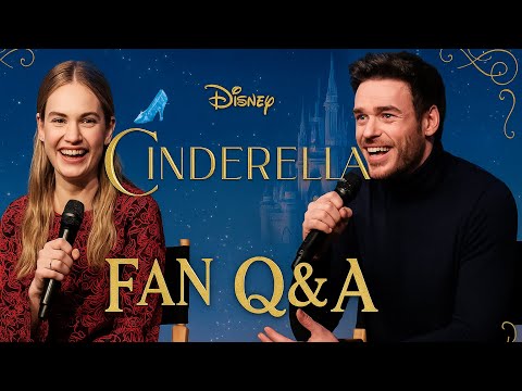 Richard Madden & Lily James Answer Fans Most Asked Questions | Cinderella Cast Q&A (Full Interview)