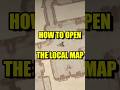Oblivion Remastered, How to Open the Local Map