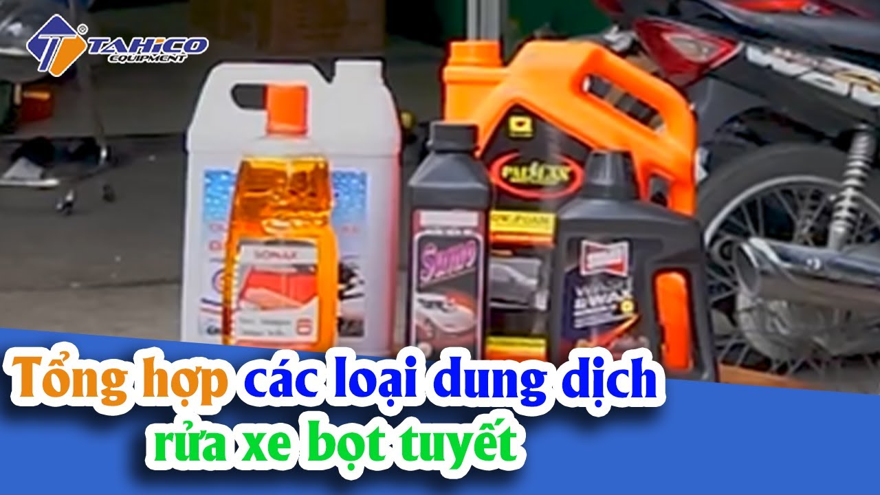 Dung dịch rửa xe bọt tuyết Ventek chai 1 lít 14