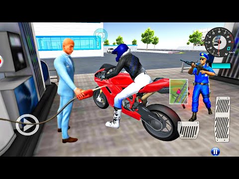 3D Driving Class Update 2021 - #1 City Gas Station Bike Stunt