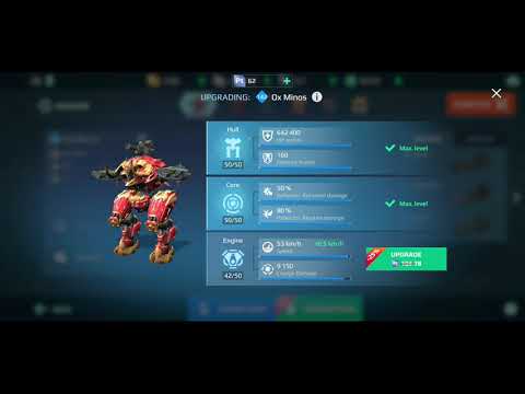 Finally my Ox Minos Max 150 Level War Robots