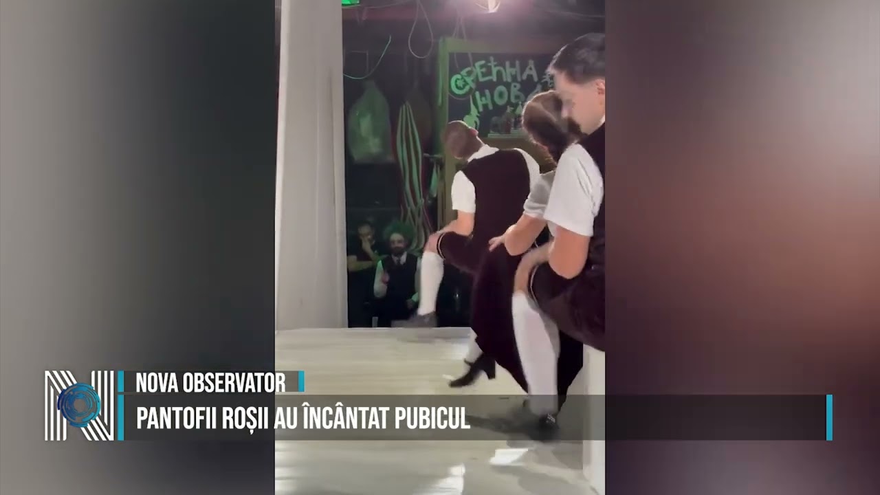 Pantofii roșii au încântat pubicul