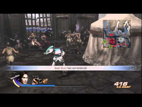 Jin Story Mode Stage 3-4 Zhuge Dan's Rebellion - Part 1 Dynasty Warriors 7 HD