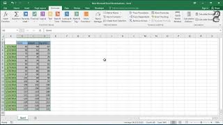 How to use the create from selection command in Excel