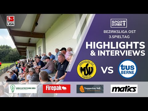 District League East Matchday 3 // Meiendorfer SV vs TUS Berne #003 #football #highlights