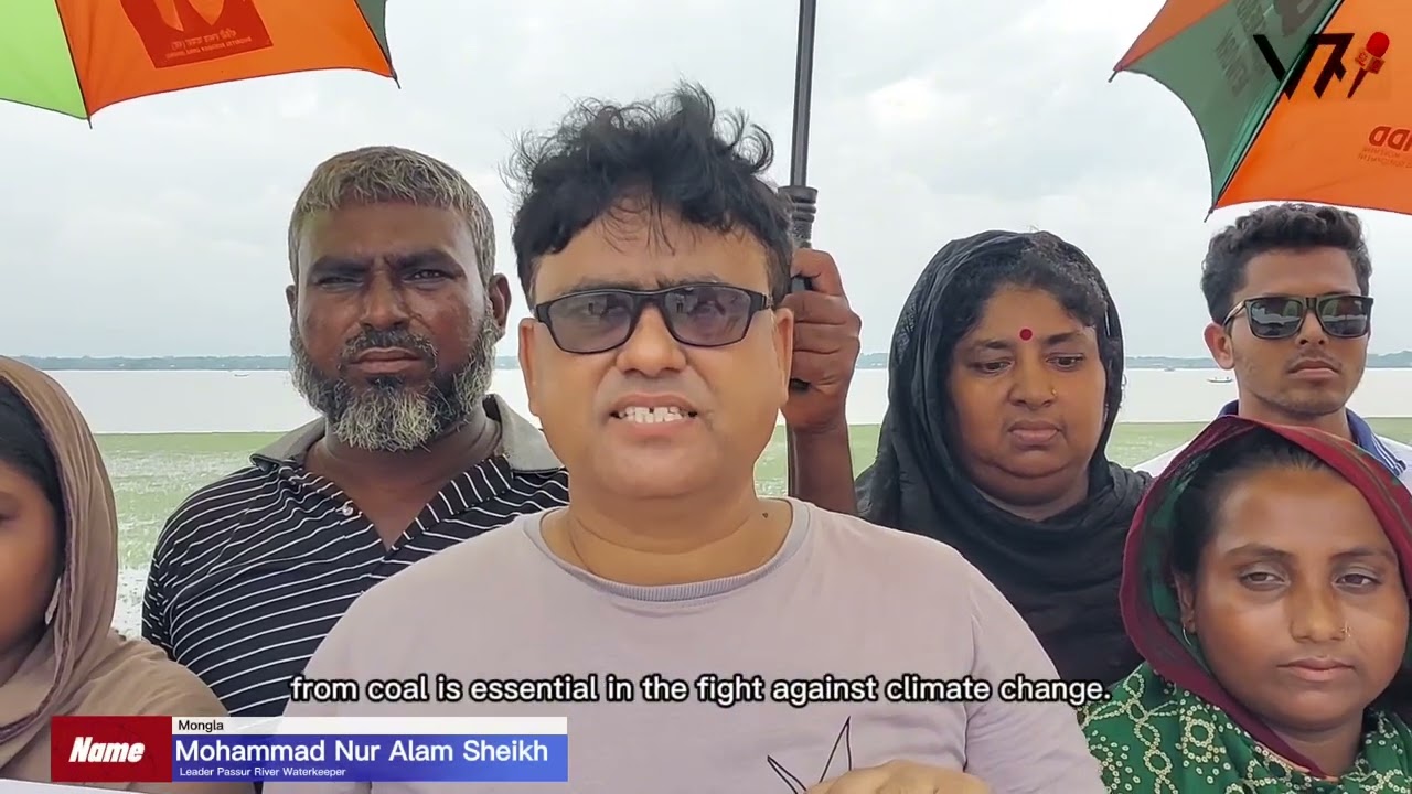 Mongla Hosts Rally & Human Chain Against Coal Pollution