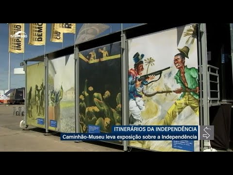 Caminhão-museu do bicentenário da Independência chega a Prados (MG)
