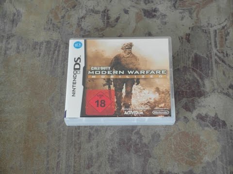 nintendo ds call of duty modern warfare mobilized instructions