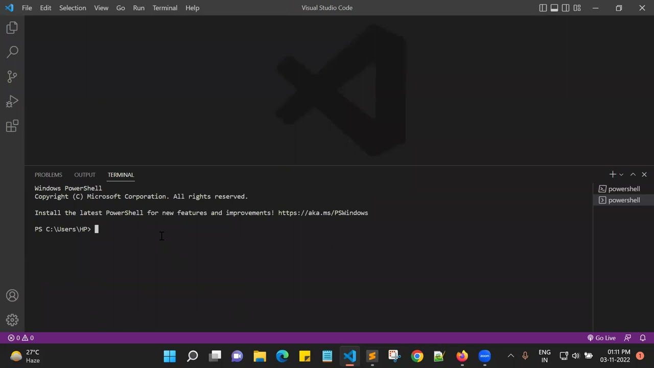 How to create a project in salesforce with help of VScode and Cammands