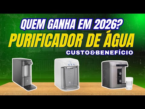 ????‍♂️TOP 3 PURIFICADORES DE ÁGUA GELADA BOM E BARATO EM 2026 | OS MAIS VENDIDOS E RECOMENDADOS