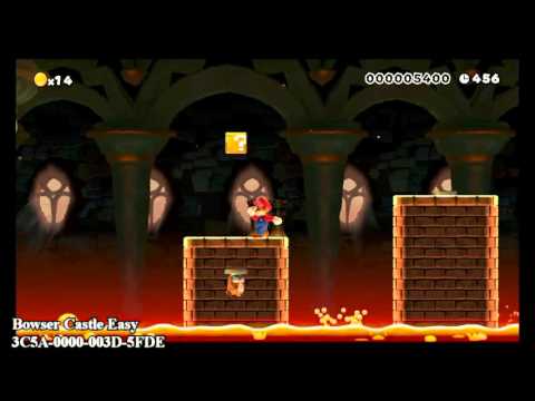 Super Mario Maker : Bowser Castle Easy