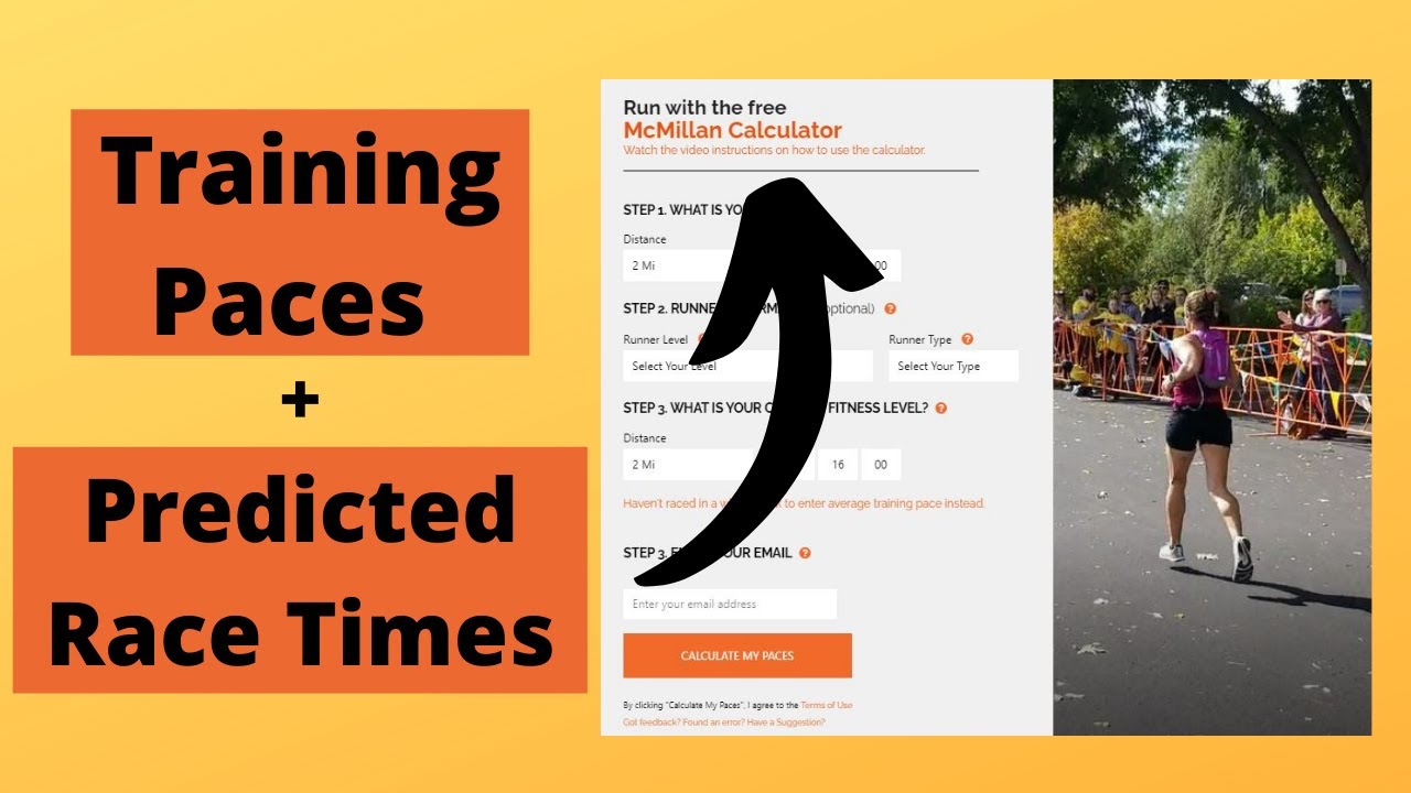 TIME TRIAL and Using the McMillan Calculator to Determine Paces