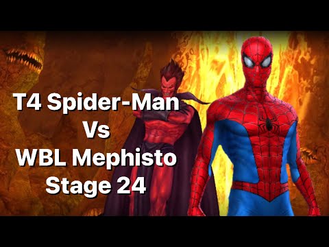 T4 Spider-Man Vs WBL Mephisto Stage 24-Marvel Future Fight