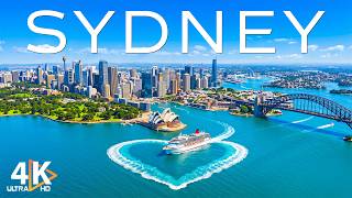 Sydney, Australia 4K UHD 🇦🇺 Fly Over The Beautiful City With The Legendary Opera House