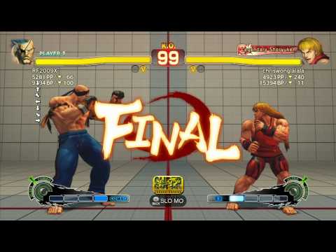 SSF4 AE 2012: RF (Sagat) vs chriswonglalala (Ken) - Xbox Live Ranked Match