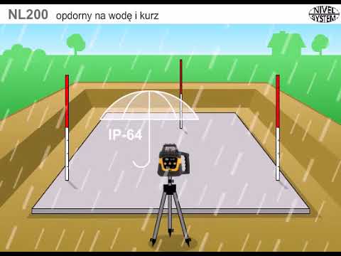 Миниатюра изображения товара Лазерный нивелир Nivel System NL200 с рейкой LS-24 и штативом SJJ32