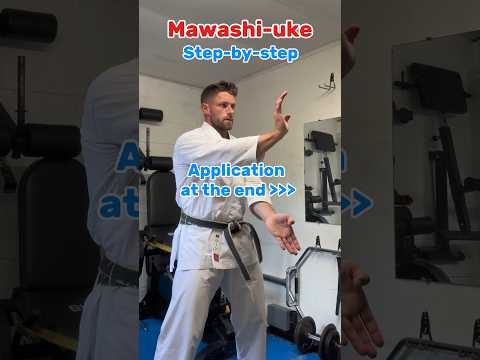 Mawashi-uke: Step-by-step + application 🥋 #karate #shotokan #kata #martialarts