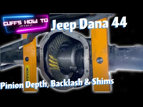 Dana 44 Rebuild: Pinion Depth, Backlash and Shim Setup