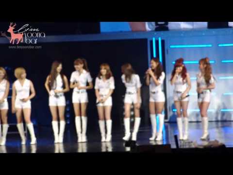 [Fancam] 120702 SNSD - Greeting Fans + Talk @ K-POP NATION CONCERT IN MACAU