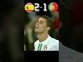 Portugal vs Spain 4-2 Ronaldo was unlucky 😔 EURO 2012 Penalty Shootout #football #ronaldo #cr7