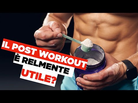 Il post workout è realmente utile