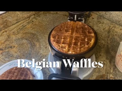 Belgian Waffles Recipe | Homemade Yeast Risen Waffle 🧇🧇