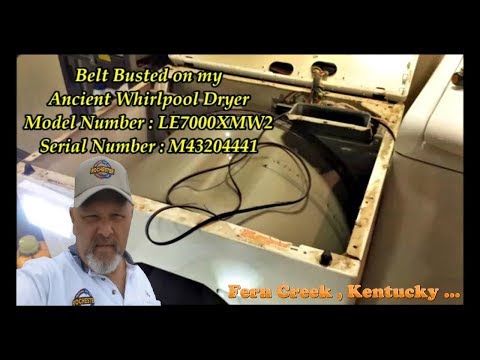 Replace my Dryer Belt on my Whirlpool Dryer : HVAC Guys Weekend