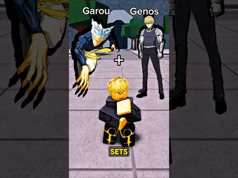 New Garou X Genos Moveset in TSB 🔥😎 #thestrongestbattlegrounds #roblox #pvp #shorts #tsb