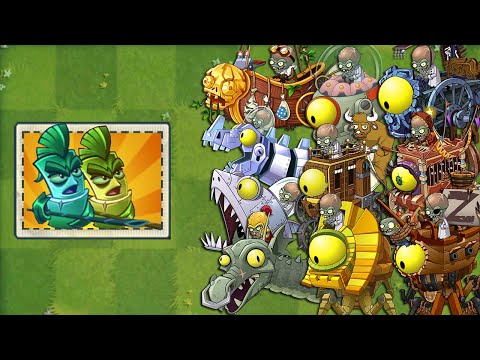 Pvz 2 BAMBOO SPARTAN Plant Max Level vs All Final Boss - Who Will Win? PvZ 2 Mod NEW Plant
