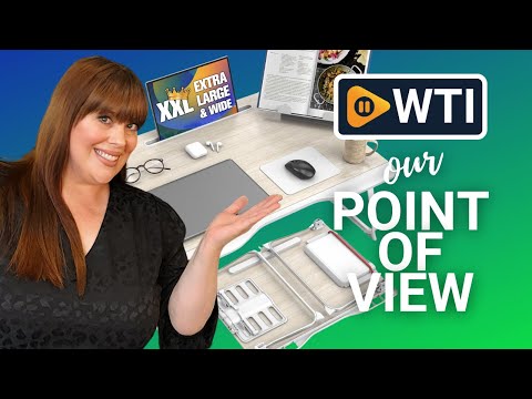Cooper Mega Table Plus - Premium XXL 26x19in Extra Large Lap Desk w/Book Stand | Multifunctional Folding Laptop Stand for Bed - WTI product video review