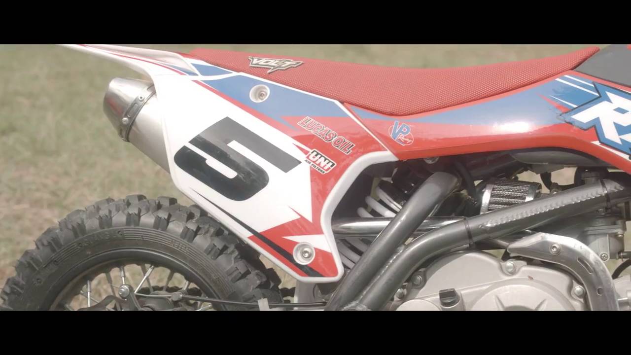 RXF50 kids dirt bike brand new showroom clearance sale fully auto - video 1