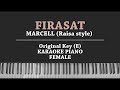 Firasat Raisa Marcel KARAOKE PIANO