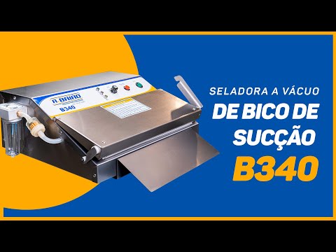Seladora a Vácuo B340 Bico de Sucção 220V R.BAIAO-18479 - Video
